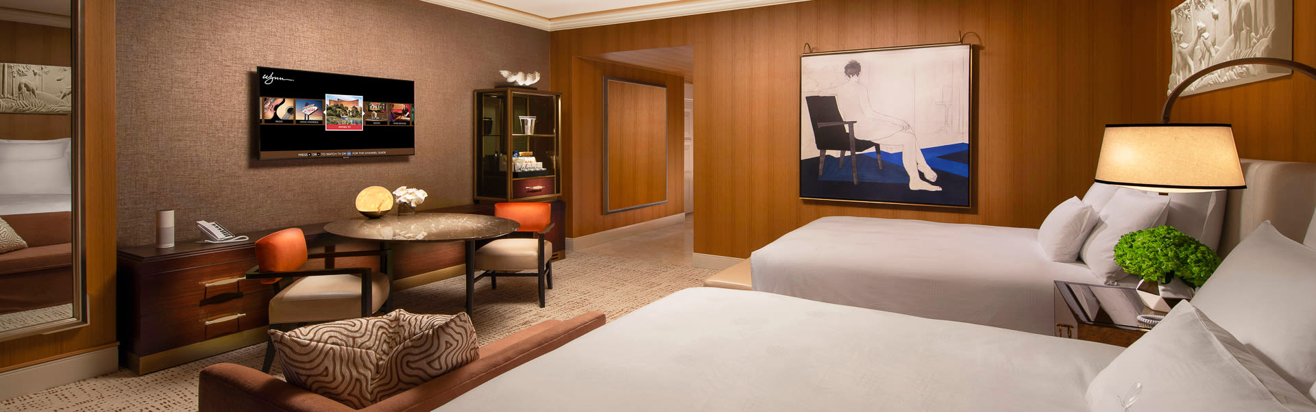 Wynn Tower Suite Two Queens at Wynn Las Vegas