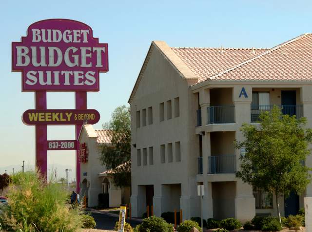 One- and two-bedroom suites at Budget Suites of America