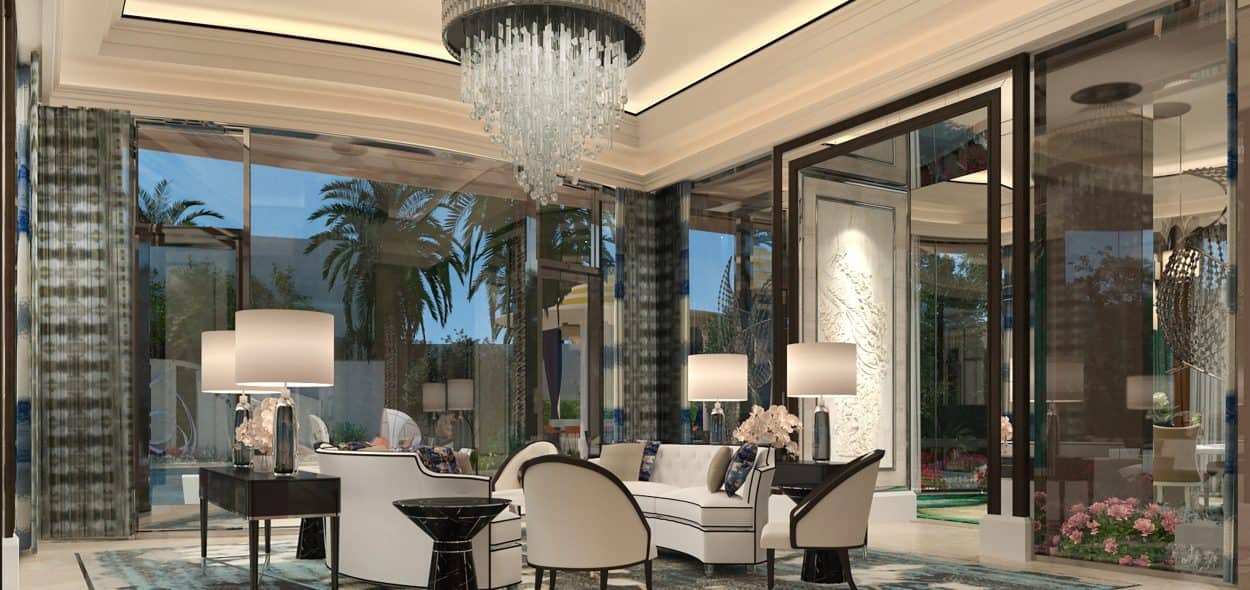 Strip View Four Bedroom Crockfords Presidential Suite at Crockfords Las Vegas, LXR Hotels and Resorts