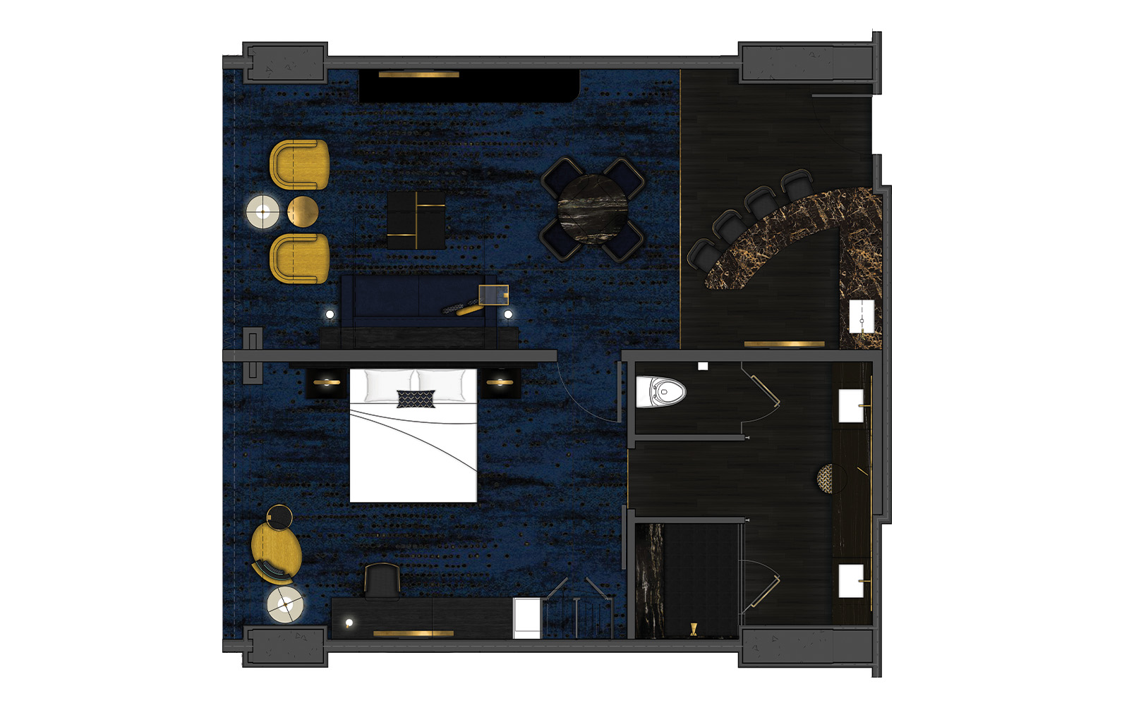 Circa End Suite at Circa Resort & Casino