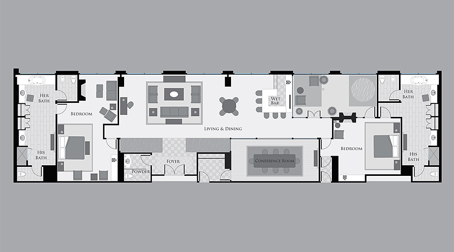 Presidential Suite at Bellagio