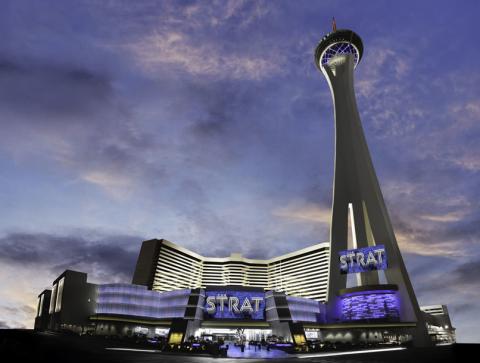 $49 Room Rates + $25 Daily Dining Credit, Complimentary Resort Fees & Tower Admission for Two at The STRAT Hotel, Casino & Tower