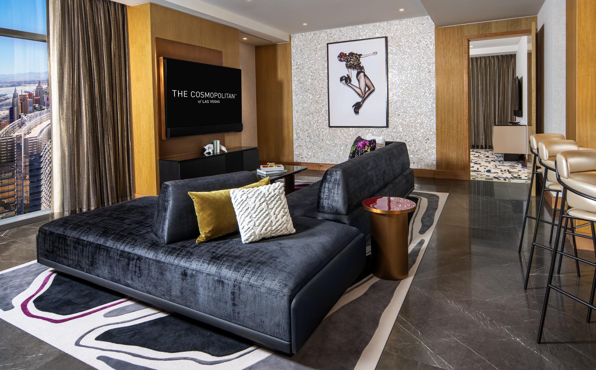 A closer look at Penthouse Bedroom Design With Lavish Amenities