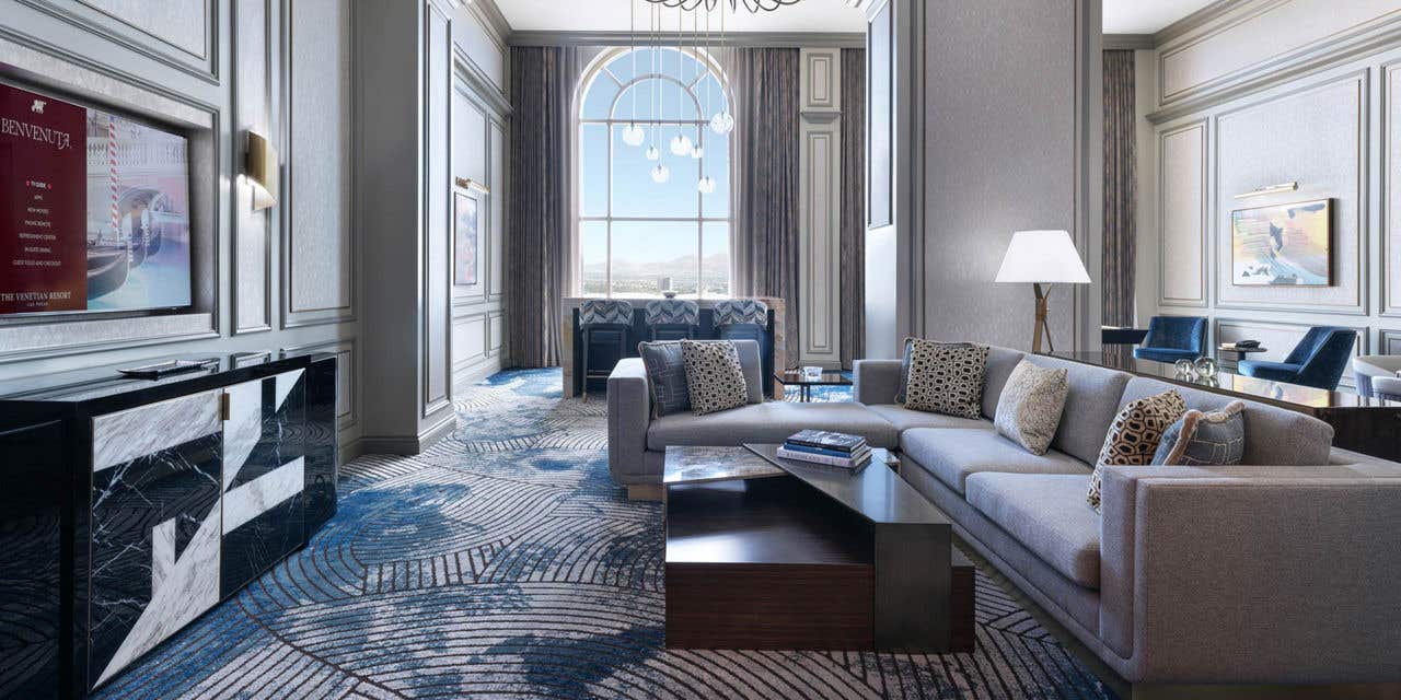 Corner Two Bedroom Suite at The Venetian Resort Las Vegas