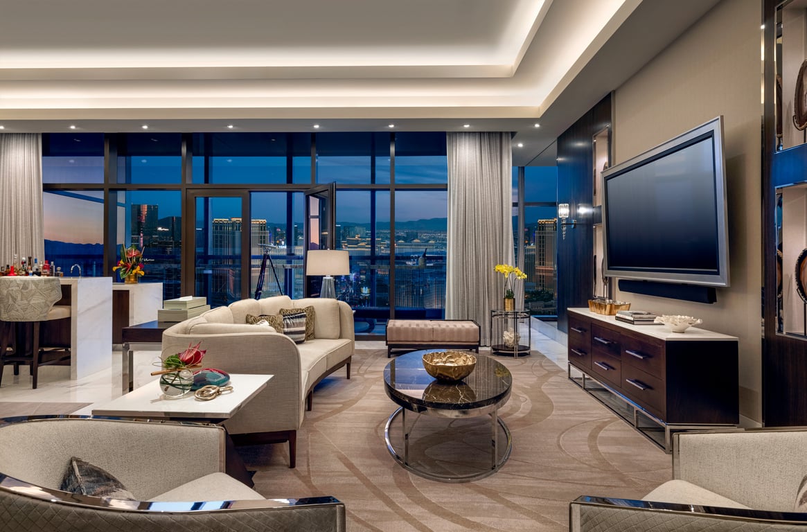 Strip View Four Bedroom Chairman's Villa at Crockfords Las Vegas, LXR Hotels and Resorts